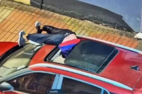 Insólito robo frustrado en Antofagasta: sujeto quedó atrapado dentro del auto al que intentó ingresar
