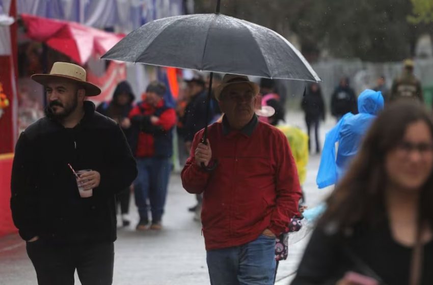  Fiestas Patrias con lluvias: sistemas frontales y ciclón extratropical afectarán a varias regiones de Chile
