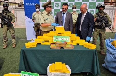 Dos operativos dejan casi 700 kilos de droga incautada en Antofagasta y Coquimbo