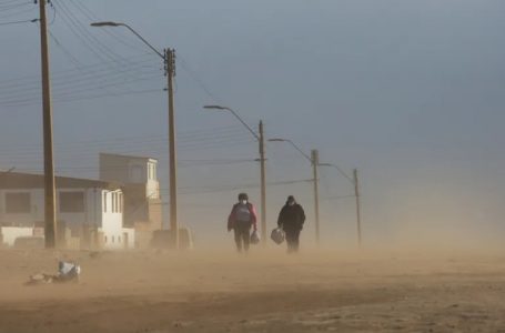 Antofagasta modifica Alerta Temprana Preventiva por fuertes vientos y riesgo de tormentas de arena