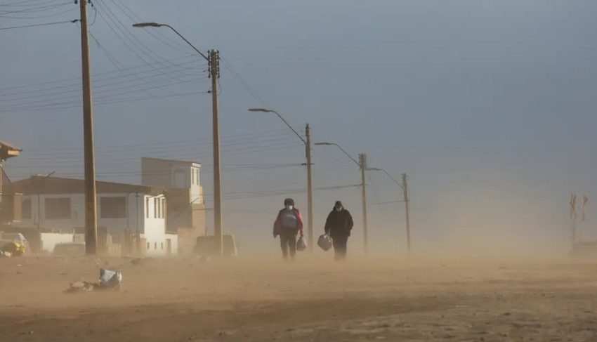  Antofagasta modifica Alerta Temprana Preventiva por fuertes vientos y riesgo de tormentas de arena