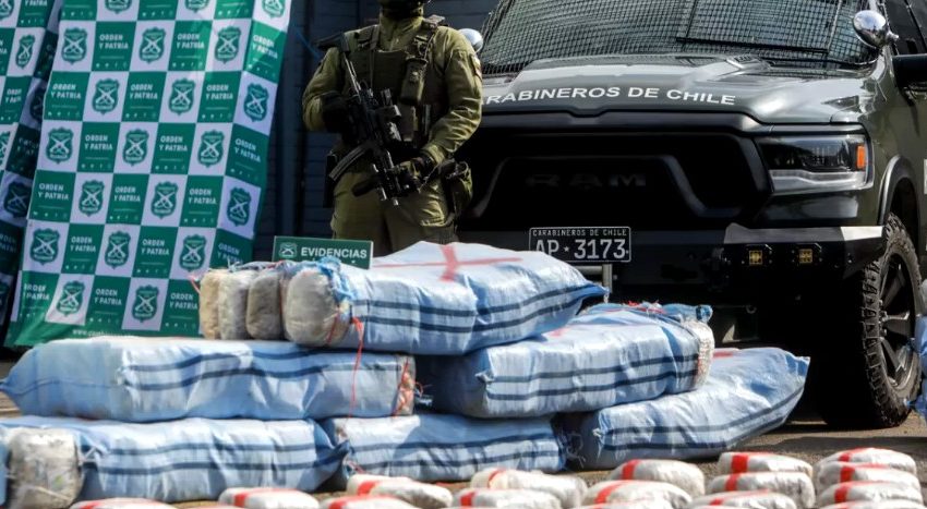  Antofagasta marca récord en decomisos: 127,8 toneladas de droga en tres años